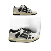 AMIRI Skel Top Low White Black White