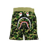 BAPE Big ABC Camo Shark Sweat Shorts Green