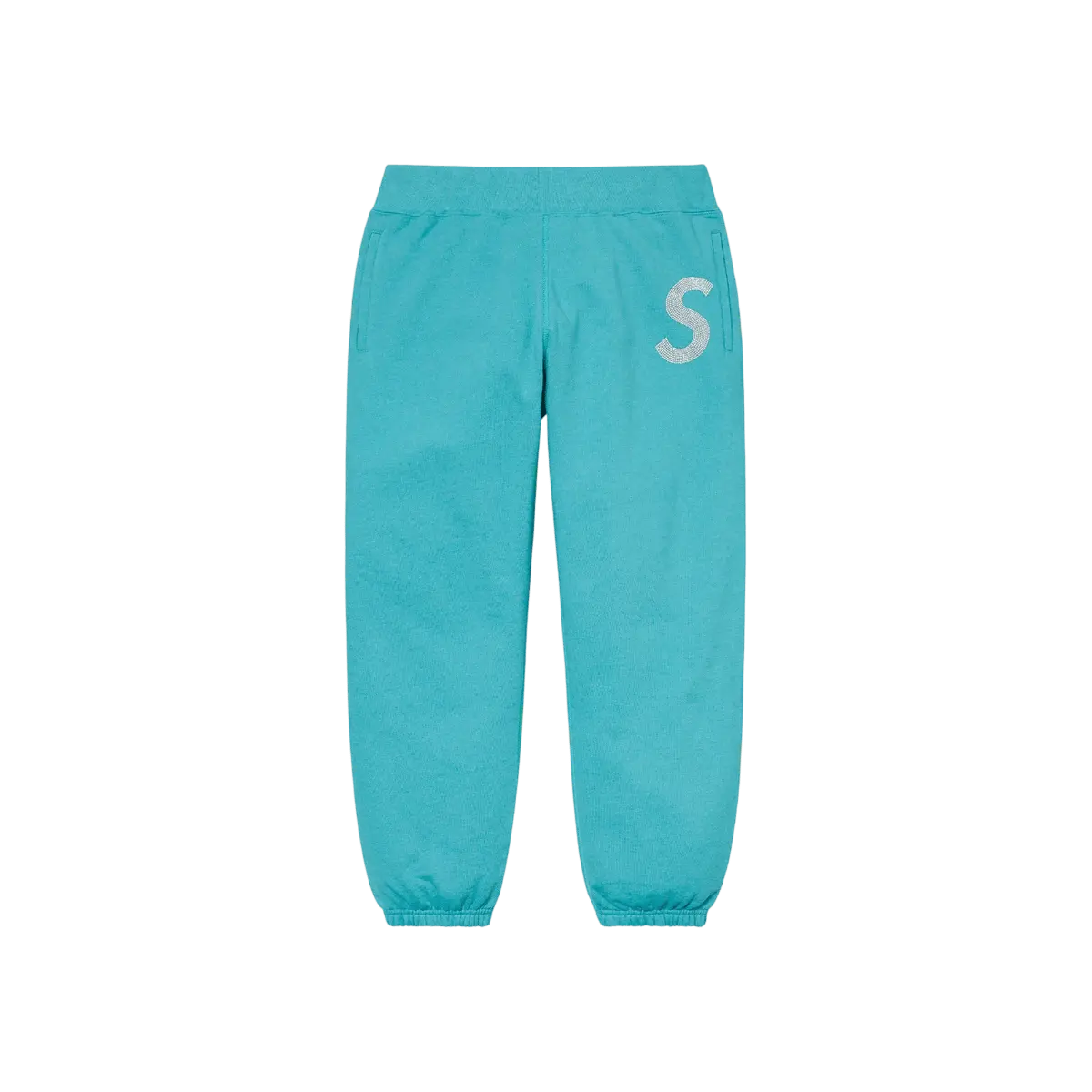 Supreme Swarovski S Logo Sweatpant Light Aqua