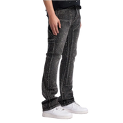 Crysp Denim Iced Flare Grey FW26