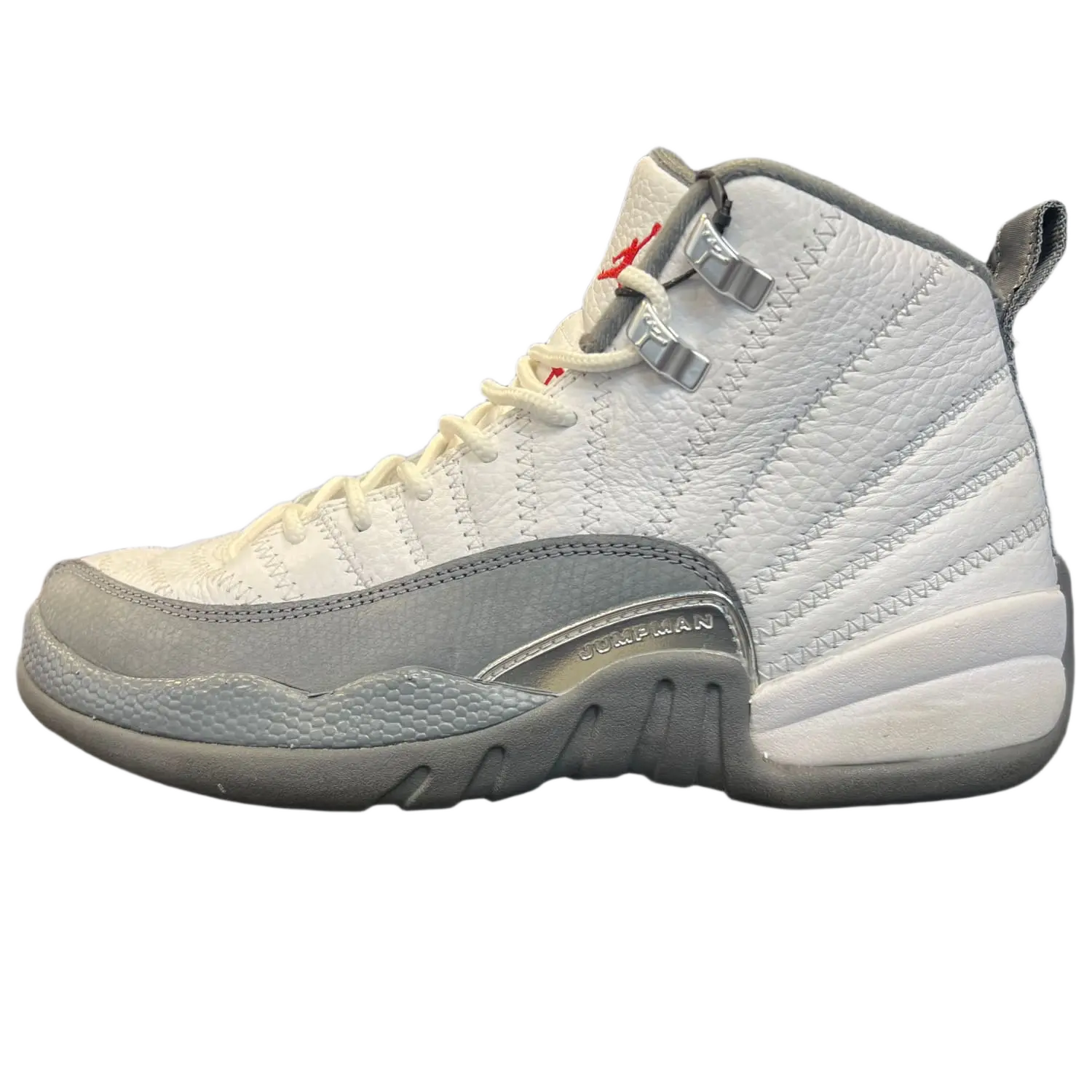 Jordan 12 Retro White Dark Grey (GS)