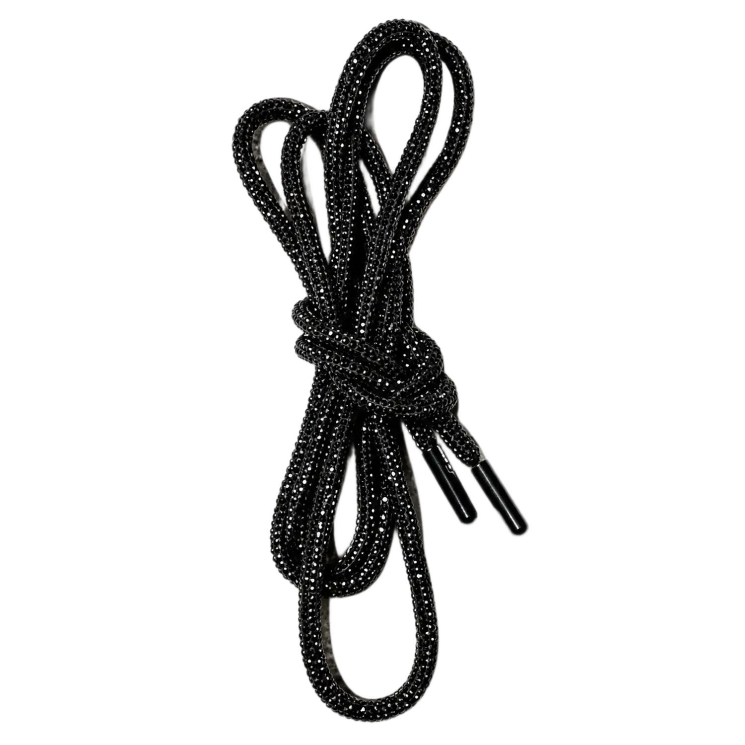 Private Rhinestone Drawstring Black Ice