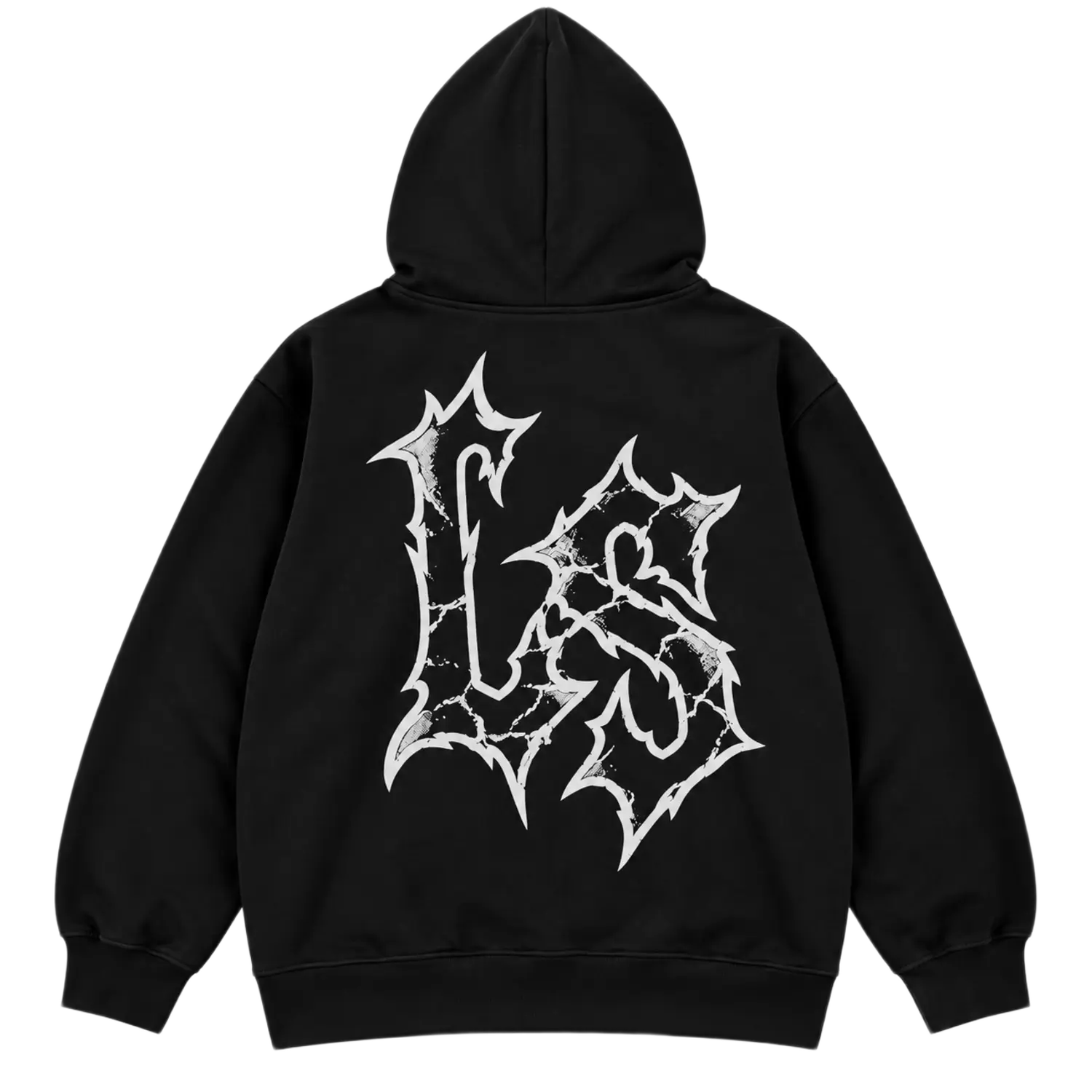 Lost Saint Shattered Hoodie Black