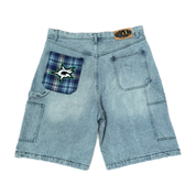 Gasoline G Star 2.0 Denim Shorts Blue