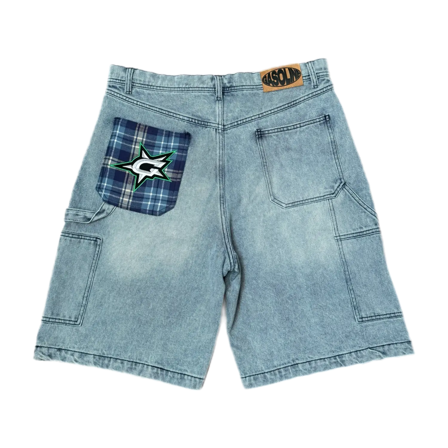 Gasoline G Star 2.0 Denim Shorts Blue