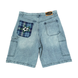 Gasoline G Star 2.0 Denim Shorts Blue