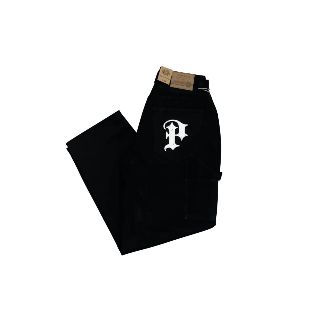 Private Keep It P Selvedge Denim Carpenter Pant Jet Black