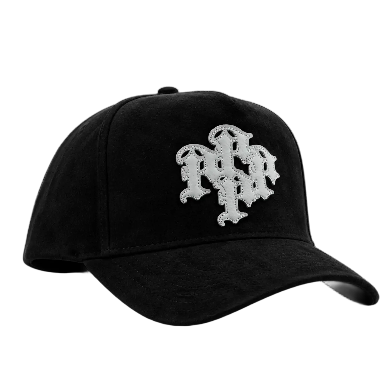 Patch Snapback Black/White/Red Brim