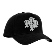 Patch Snapback Black/White/Red Brim