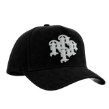 Patch Snapback Black/White/Red Brim