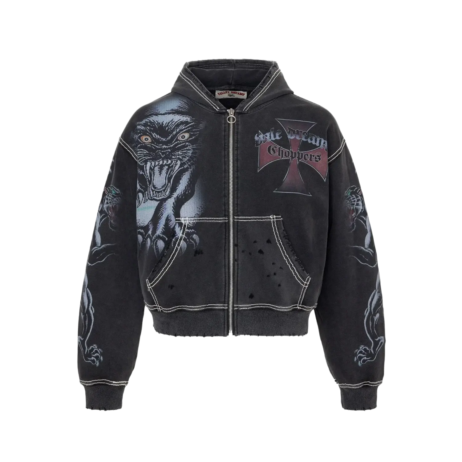 Vale Forever Hardy Boyz Zip Up Black