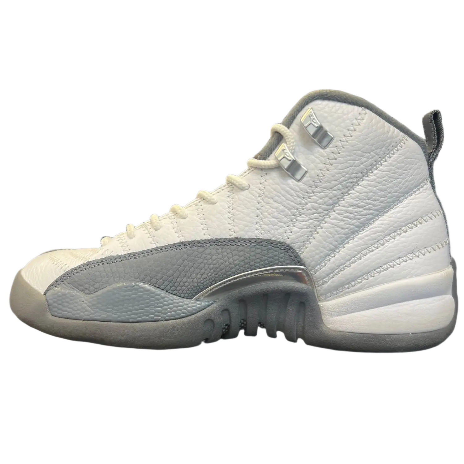 Jordan 12 Retro White Dark Grey (GS)