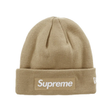 Supreme New Era Box Logo Beanie (FW23) Dark Sand