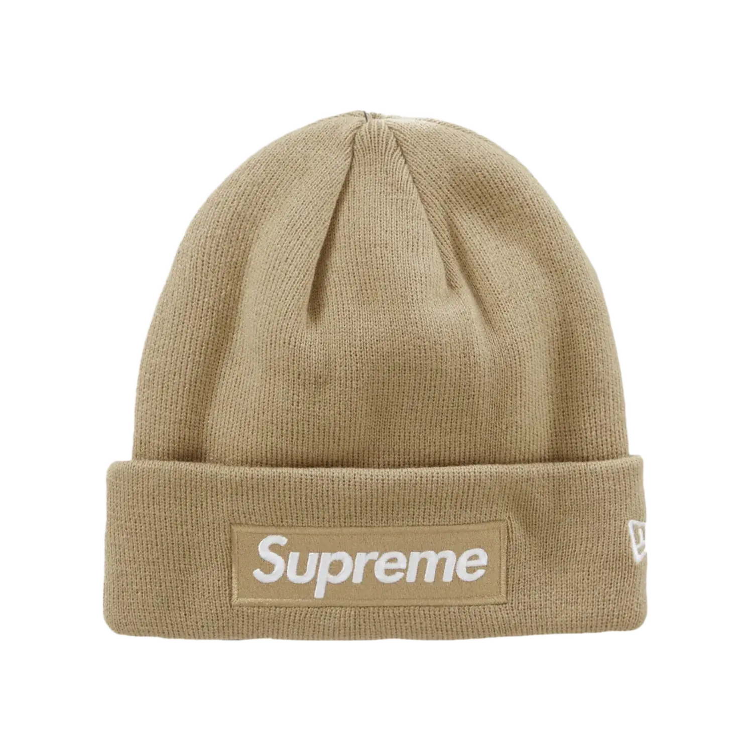 Supreme New Era Box Logo Beanie (FW23) Dark Sand