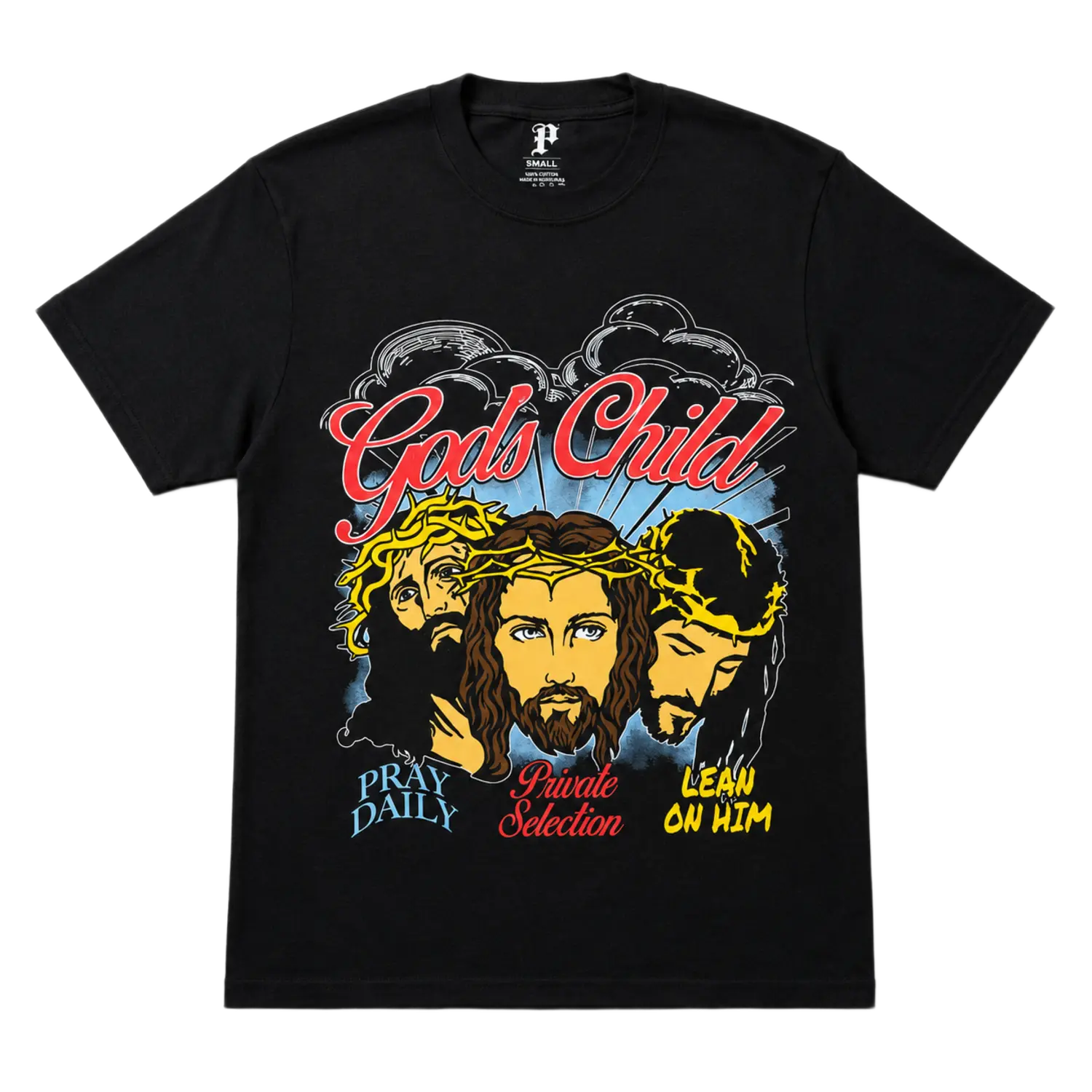 Gods Child Tee Black