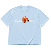 Gasoline Inferno Tee Baby Blue