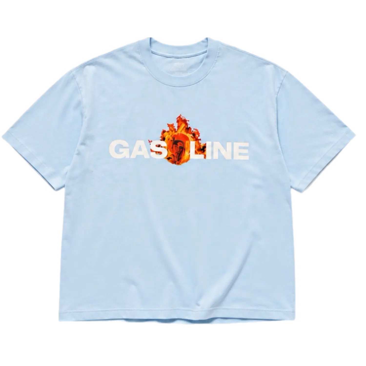 Gasoline Inferno Tee Baby Blue