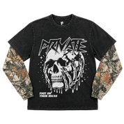 Skeleton Longsleeve Vintage/Camo