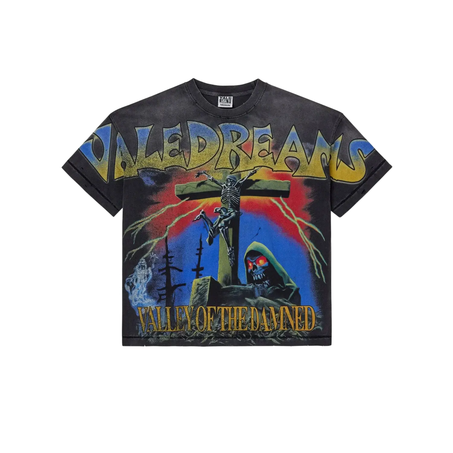 Vale Forever Damned Big Tee Black