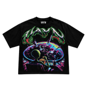 VAYN Out Of Orbit Drop Crop Tee Black