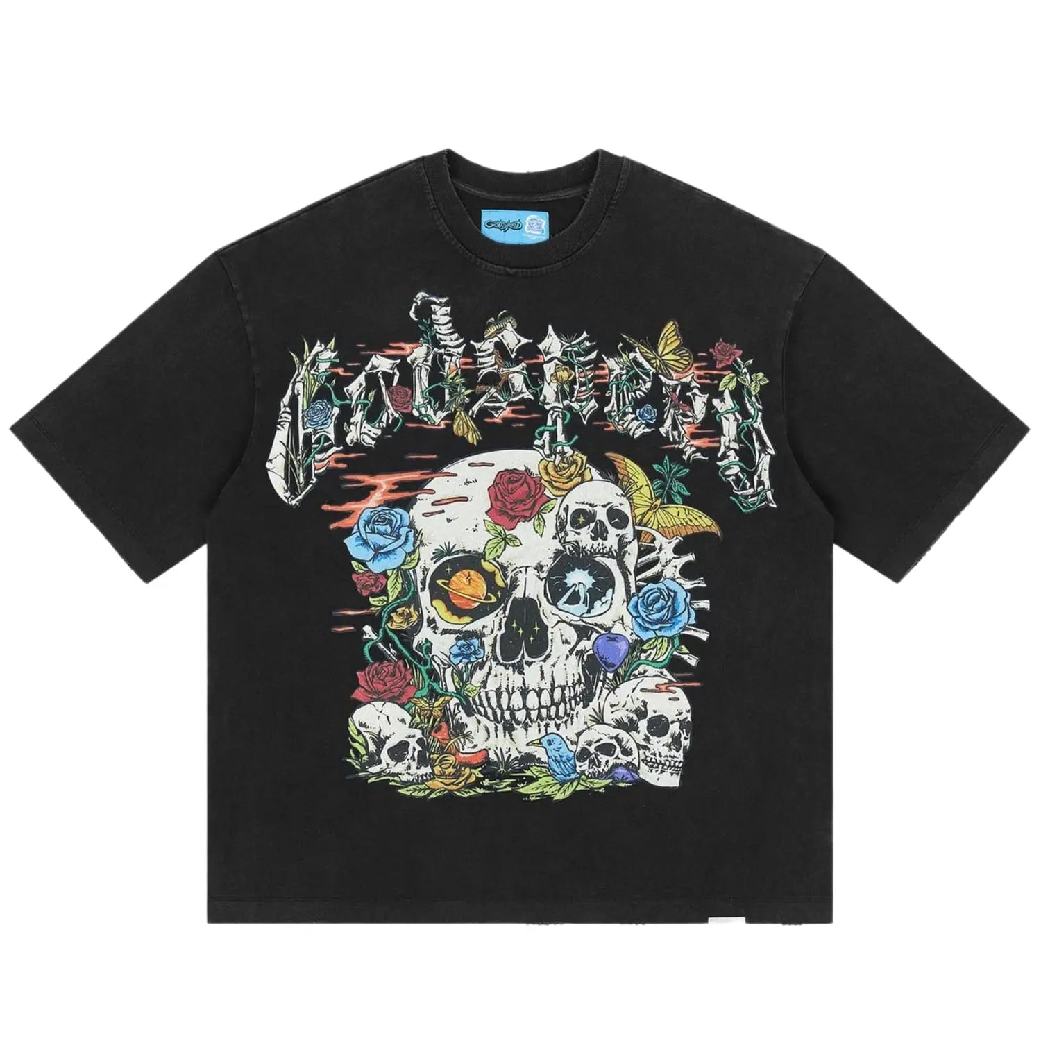 Godspeed Cosmic Remains Tee Black