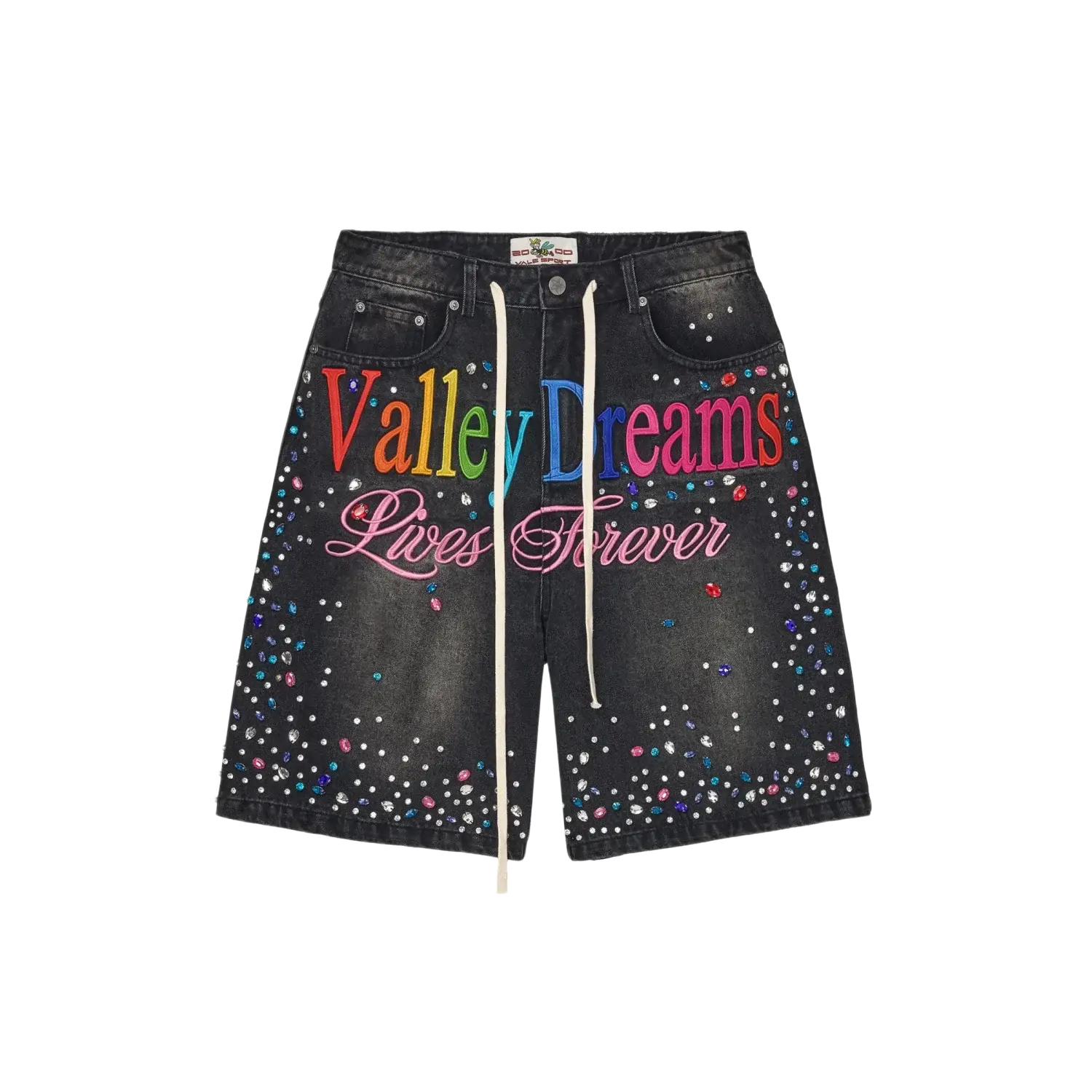 Vale Forever Ice Cream Jorts Black Denim