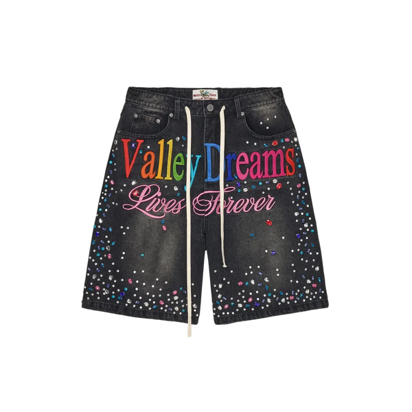 Vale Forever Ice Cream Jorts Black Denim