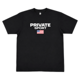Private Sport USA Tee Black