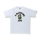 BAPE ABC Camo College Tee White/Green