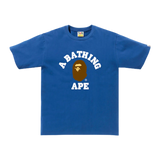 BAPE College Tee Blue