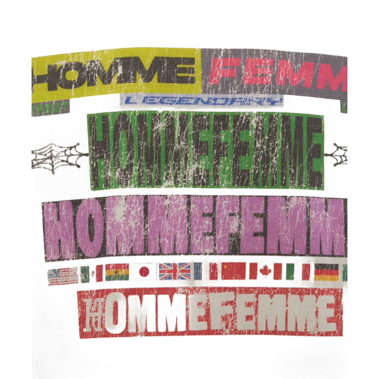 Homme Femme Manifesto Tee White