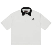 Godspeed Victor Minimal Crest Polo White