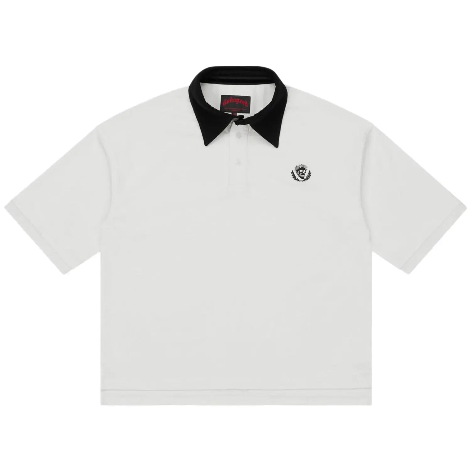 Godspeed Victor Minimal Crest Polo White
