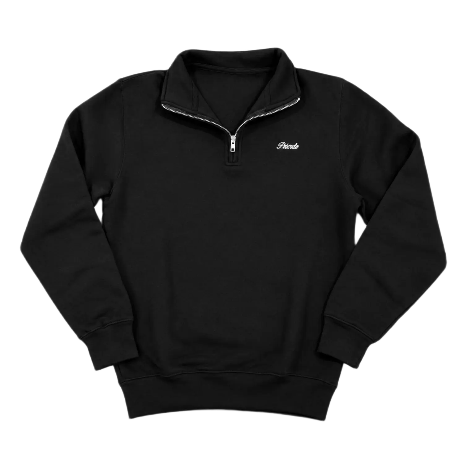 Mini Logo Quarter-Zip Black