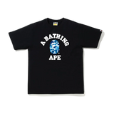 BAPE ABC Camo College Tee Black/Blue