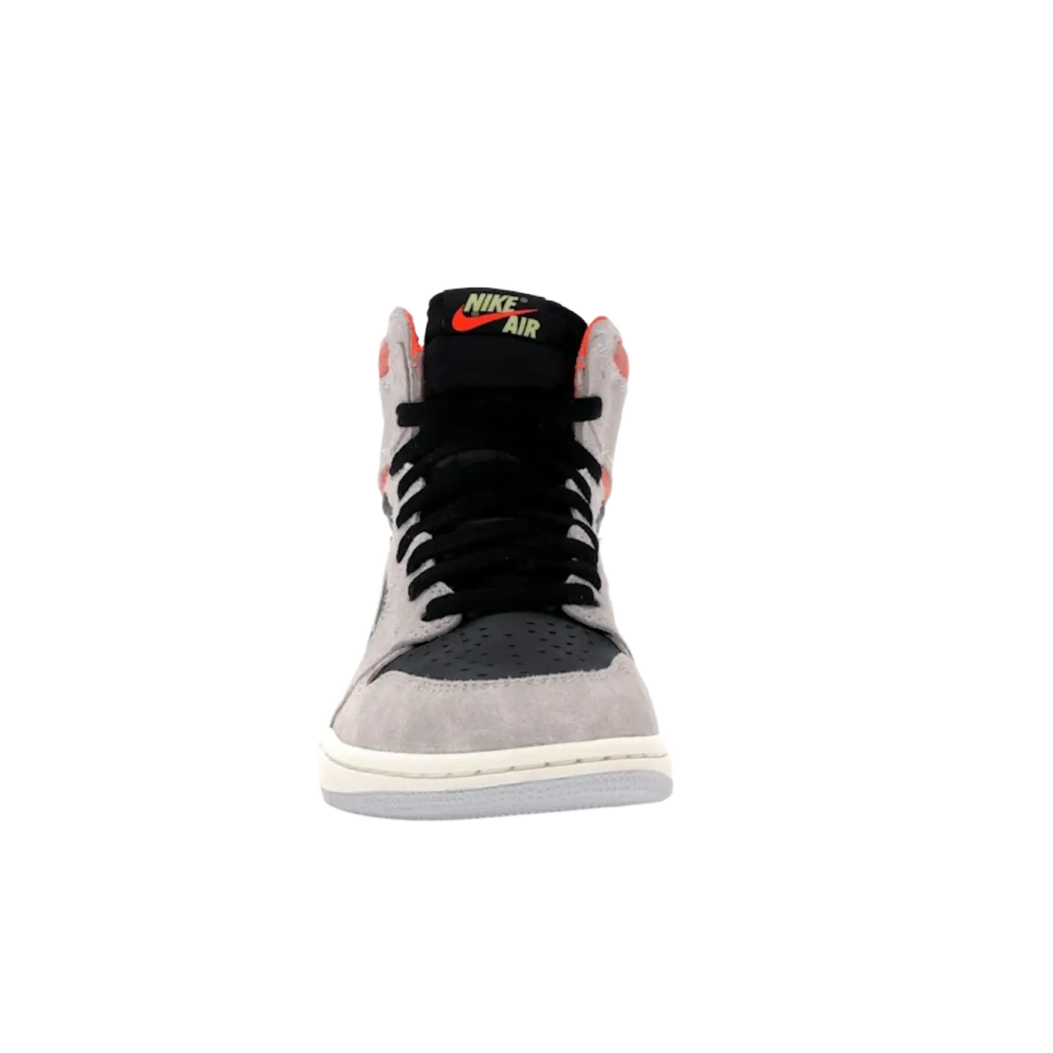 Jordan 1 Retro High Neutral Grey Hyper Crimson