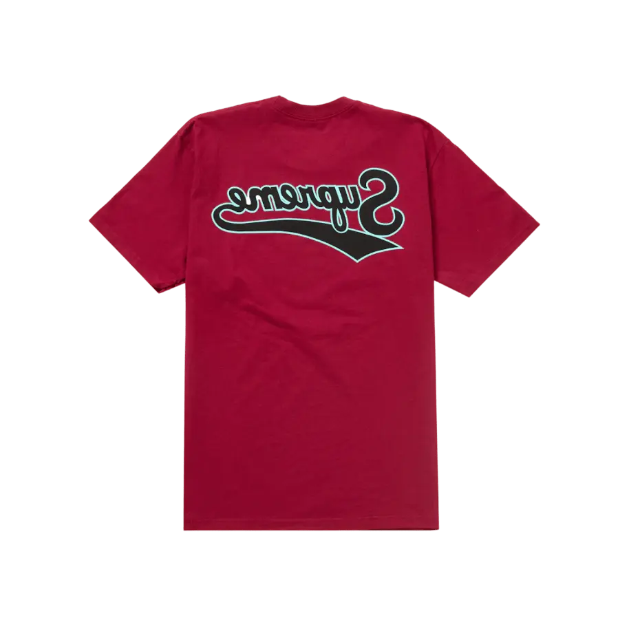 Supreme Backwards Tee Cardinal