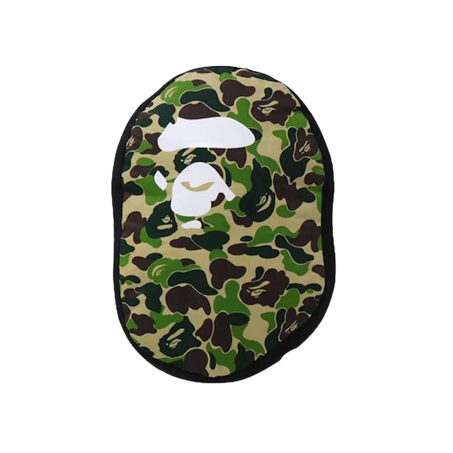 BAPE ABC Camo Ape Head Cushion Green