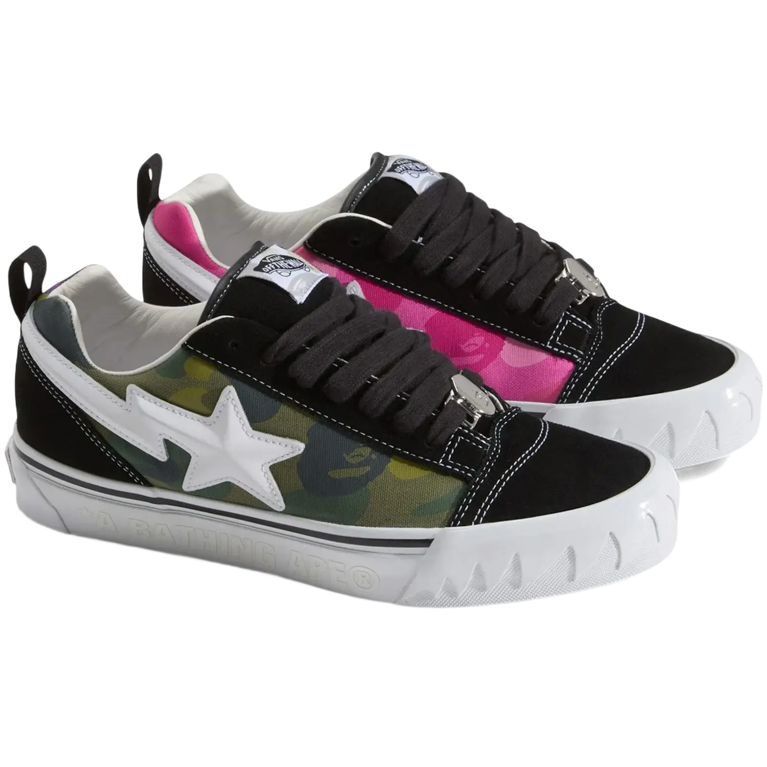Vans Knu Skool Bape Camo Green