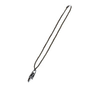 Chrome Hearts Silver Roll Chain Dagger Necklace