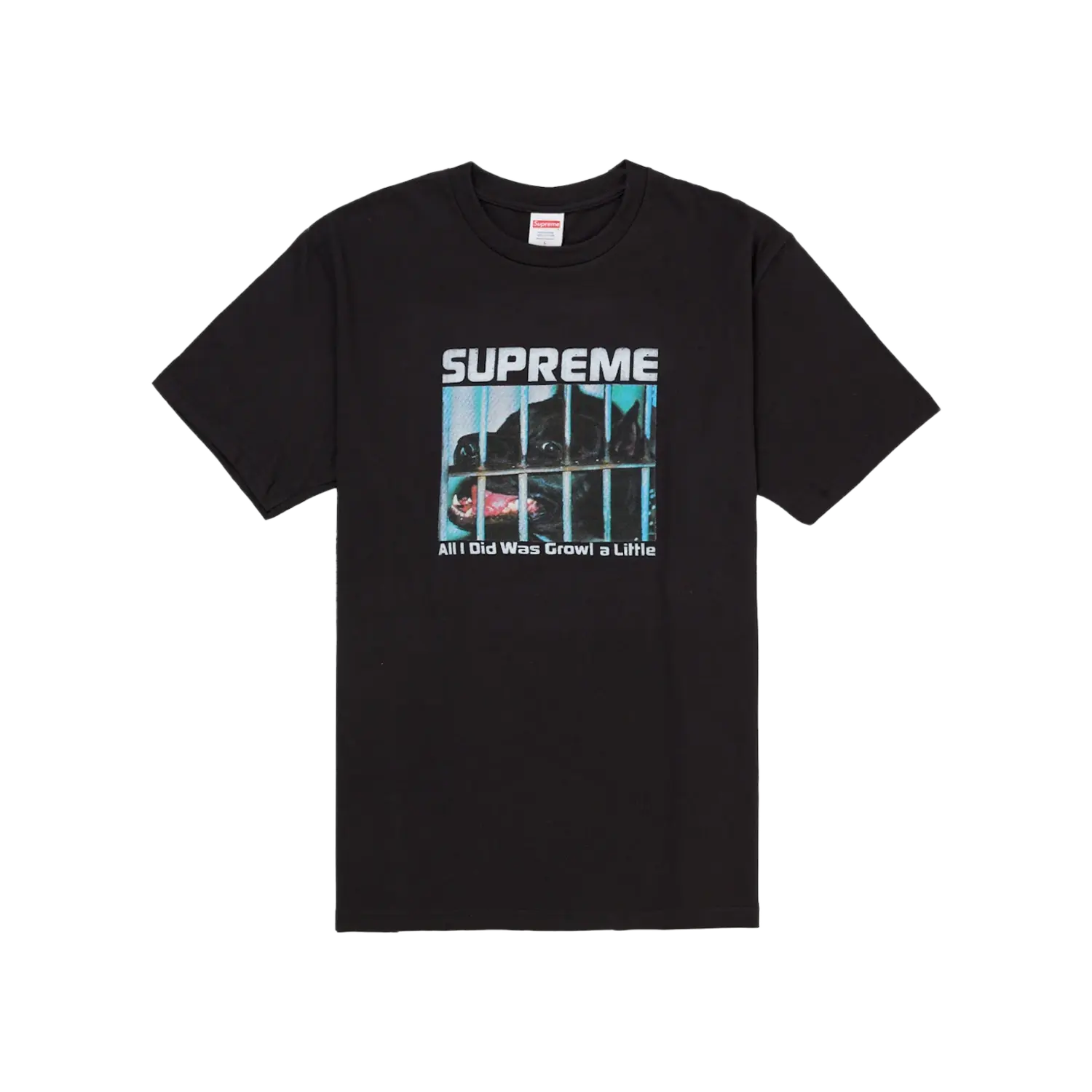 Supreme Growl Tee Black