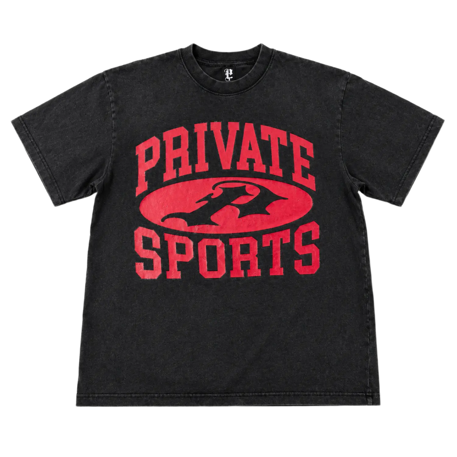 Private Sports GEL Crest Tee Vintage Black