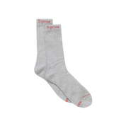 Supreme Hanes Crew Socks (SINGLE PAIR ) Heather Grey