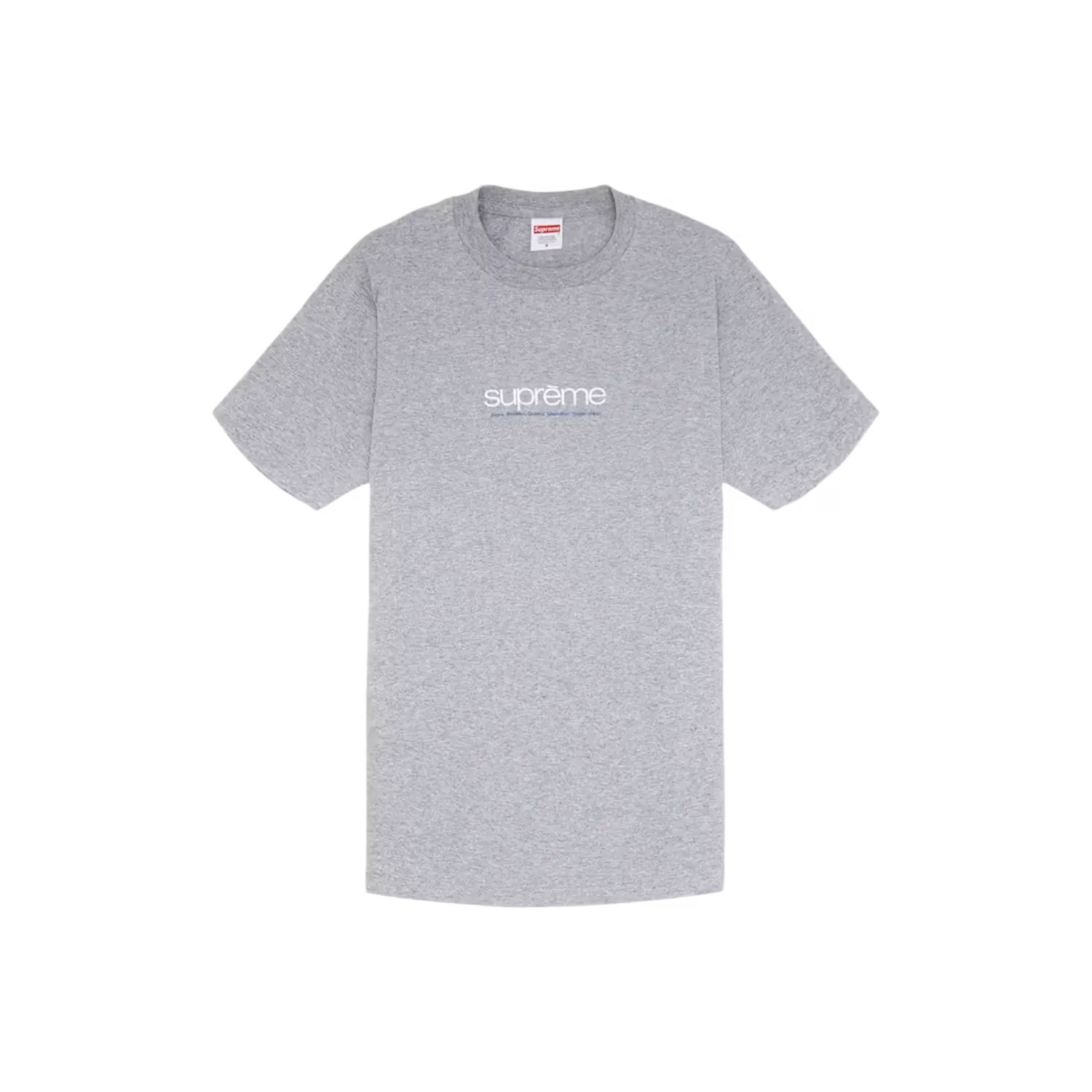 Supreme Five Boroughs Tee Heather Grey