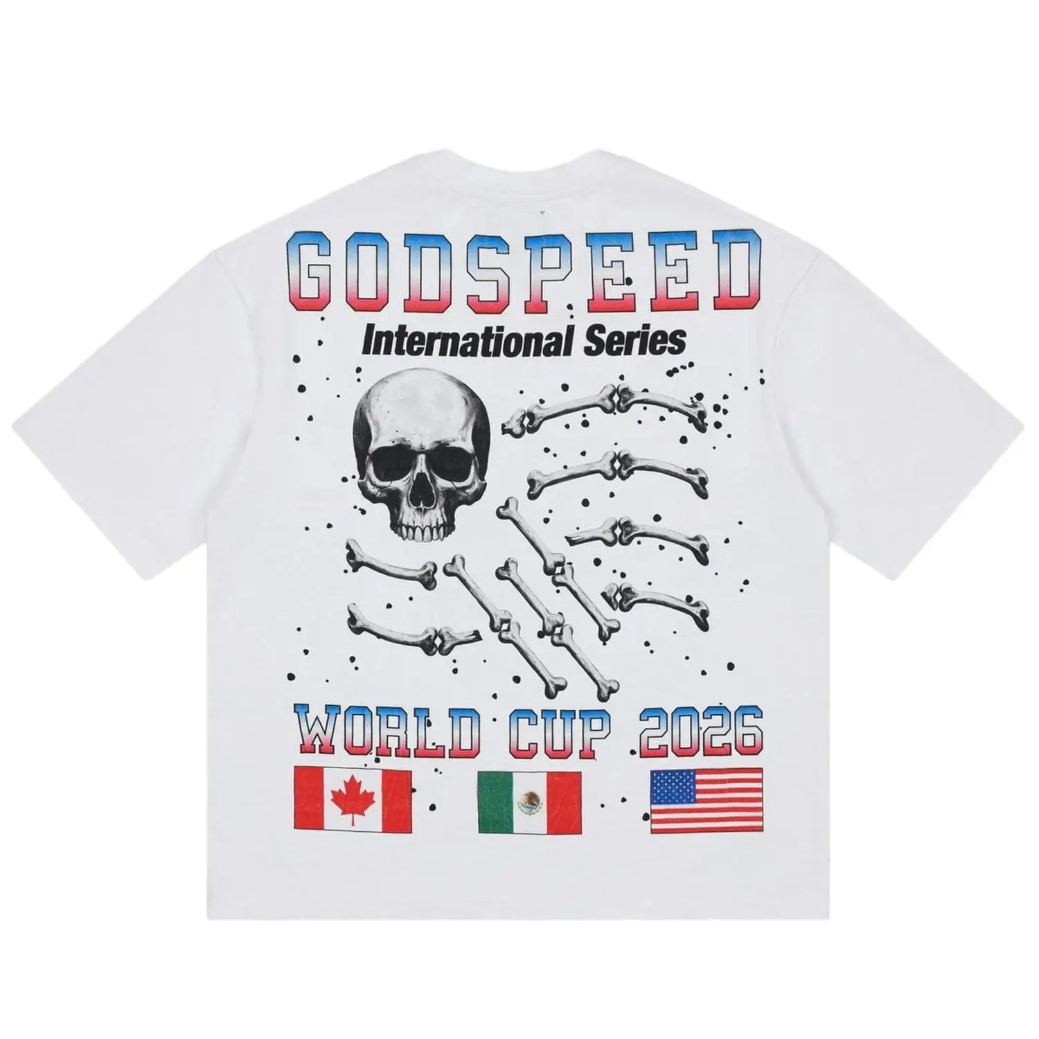 Godspeed Planet Fútbol Tee White