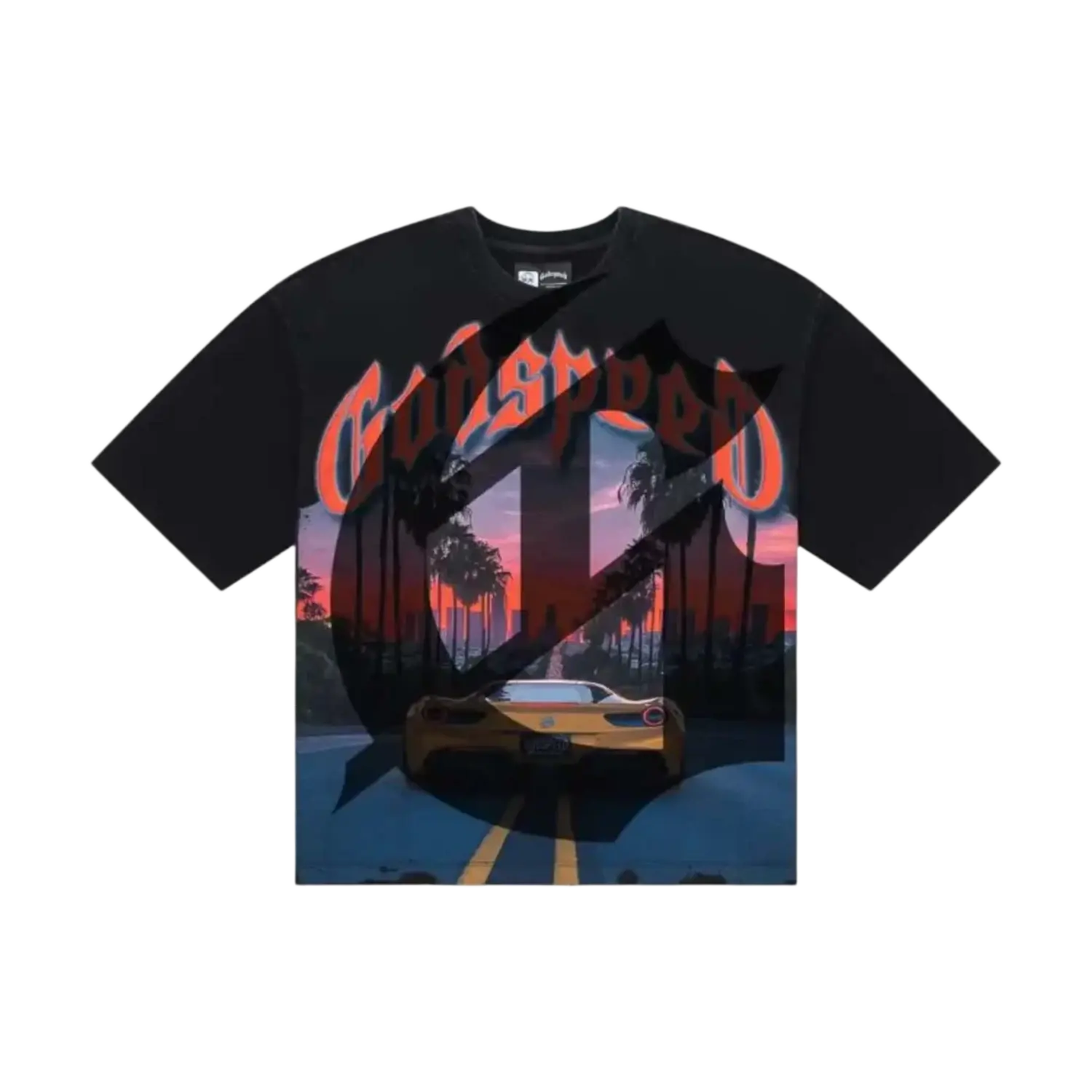 Godspeed Sunset BLVD Tee Black