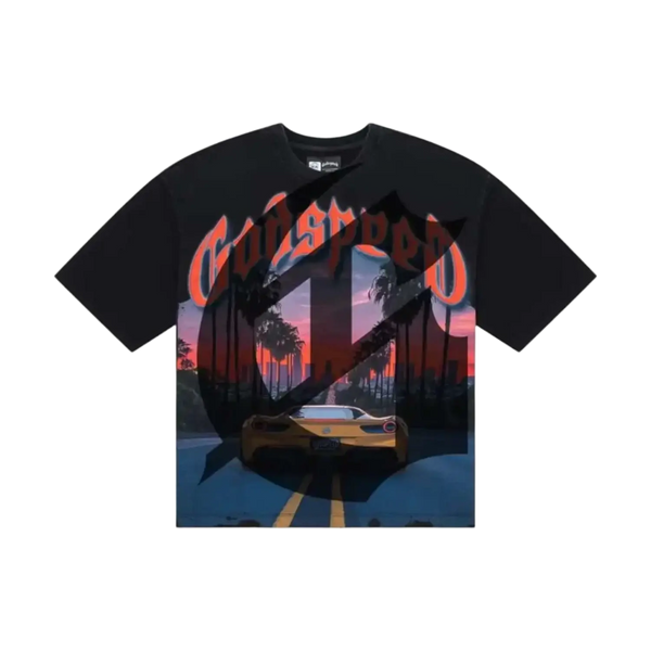 Godspeed Sunset BLVD Tee Black