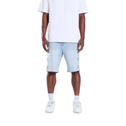 Crysp Denim Diamond Short Blue