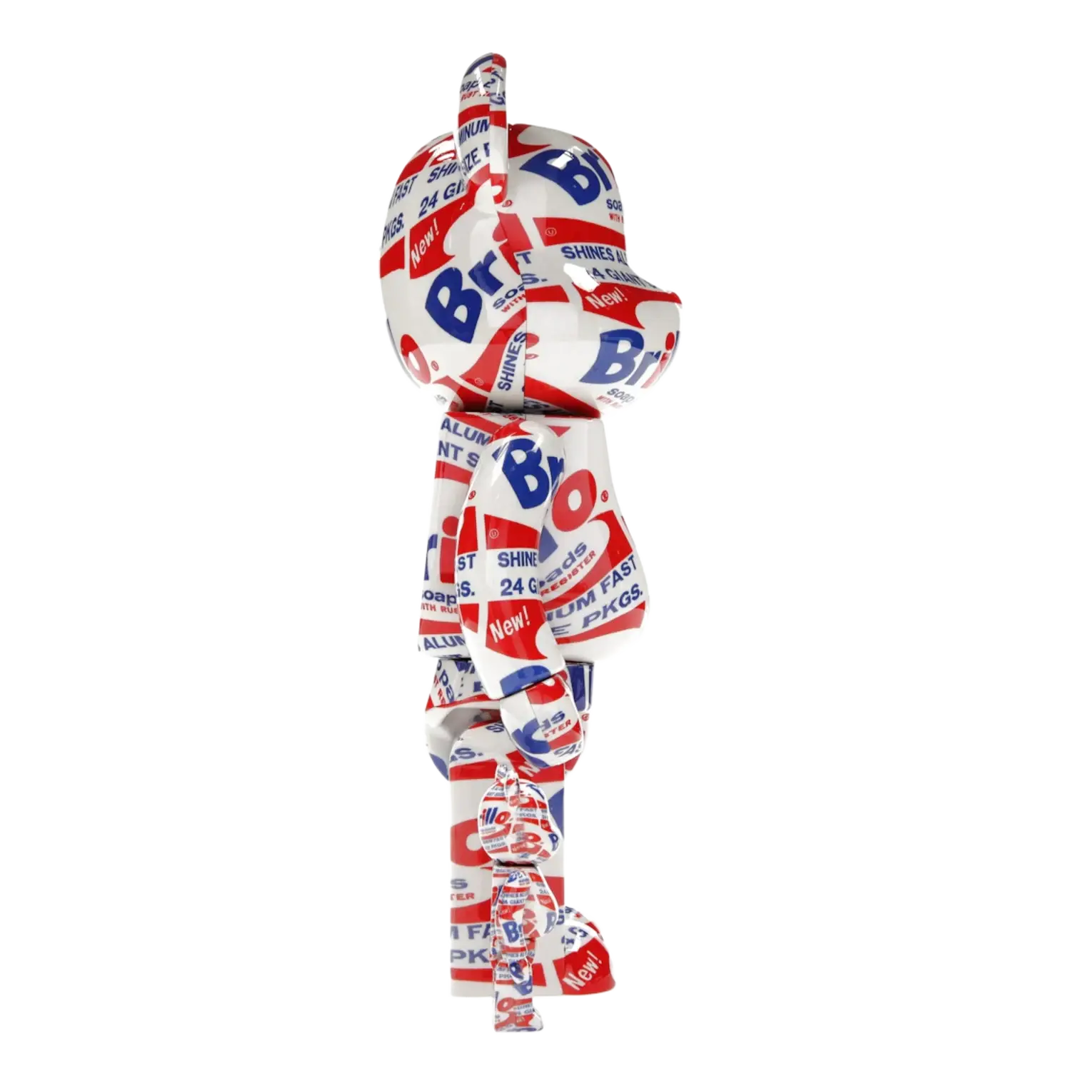 Bearbrick ANDY WARHOL "Brillo" 100% & 400% Set
