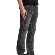Crysp Denim Iced Flare Grey FW26